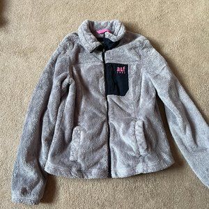 A and F  fleece zip up jacket
